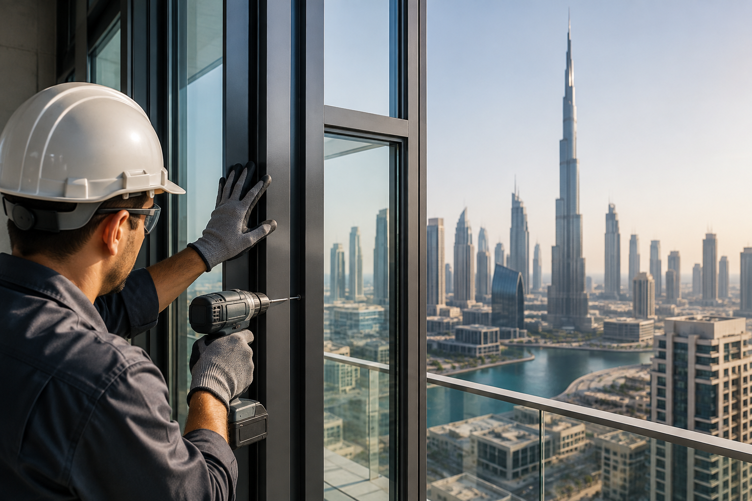 Aluminium Installation Services Dubai